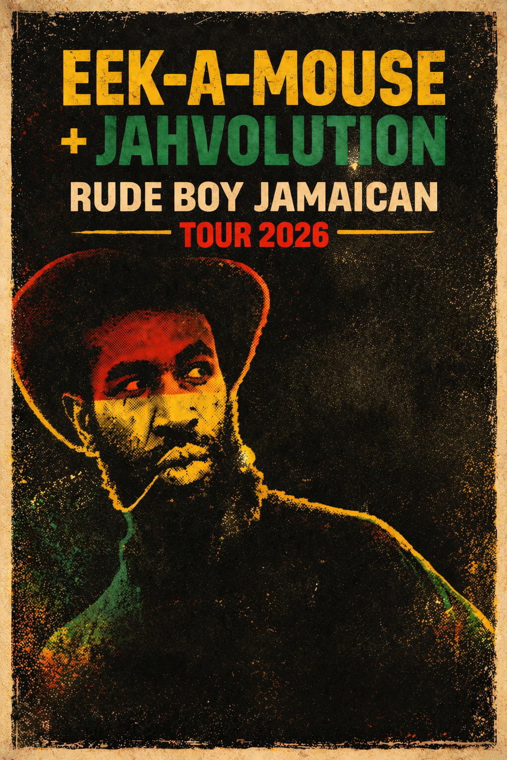 Afbeelding Eek-A-Mouse - Rude Boy Jamaican Tour